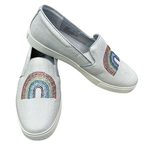 Katy Perry The Kerry Canvas Rainbow Slip-On Sneakers - Picture 3 of 10